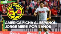 América hace oficial el fichaje de Jorge Meré; llega a reforzar la defensa
