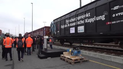 Deutsche Bahn, yük tren vagonlarını dijital otomatik bağlama sistemini tanıttı