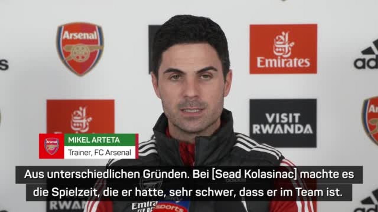 Arteta zu Kolasinac-Wechsel “War eine gute Option”