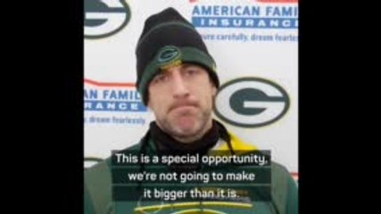 Rodgers ready for 'special' playoff opportunity