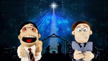 Puppet Pastors Sanchez and Finley wish for you a Merry Christmas