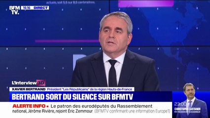 Xavier Bertrand sur son échec au Congrès LR: "Ce n'est pas si simple que ça à digérer"