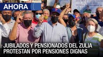 Jubilados y pensionados del #Zulia protestan por pensiones dignas - #19Ene - Ahora