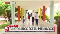 Hospital de Niños está saturado por casos covid y cinco niños se encuentran en terapia intensiva