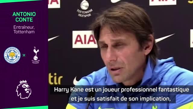 Tottenham - Conte : Harry Kane, un fantastique professionnel