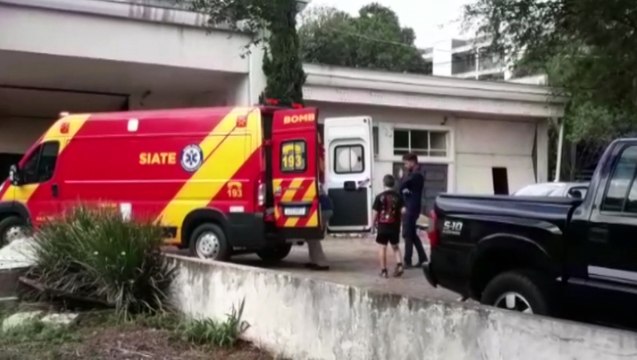 Trabalhador sofre queda de quatro metros de altura em obra no Centro