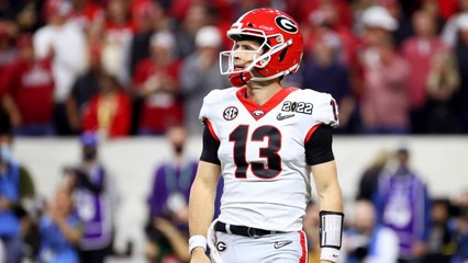 Stetson Bennett Celebrates National Championship Win by Working Raising Cane's Drive-Thru