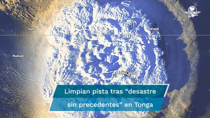 Tonga despeja pista de aterrizaje para recibir vuelos de ayuda tras erupción