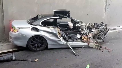 Revelan video del violento accidente que dejó a una mujer fallecida en Vespucio Sur