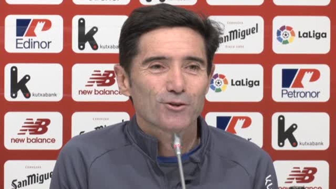 Marcelino: "Todos me dicen que voy a vivir una gran noche de Copa en San Mamés"