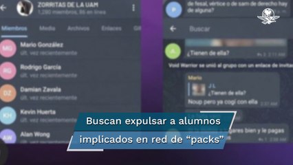 Denuncian que presuntos alumnos de Universidad Mayab intercambian "packs"