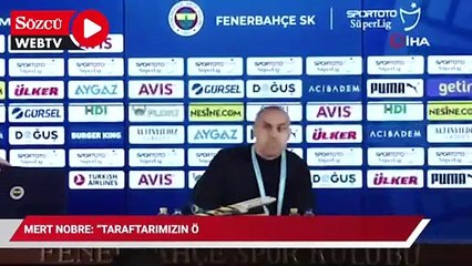 Mert Nobre: "Taraftarımızın önünde 3 puan alacağız"