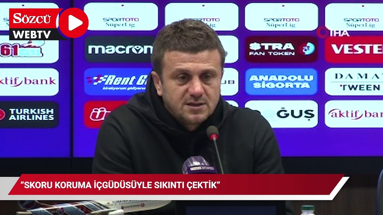 Hakan Keleş: "Skoru koruma içgüdüsüyle sıkıntı çektik"