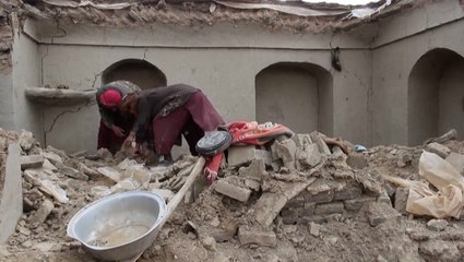 Devastating earthquake destroys homes in Afghanistan