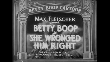 Betty Boop: She Wronged Him Right (1934)