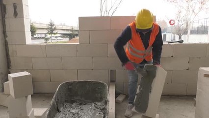 Başkent'in yeni ilçe otogarında yapım çalışmaları tam gaz devam ediyor