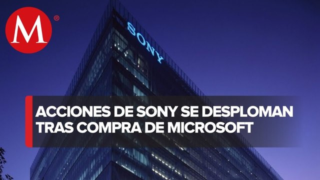 Acciones de Sony caen 13% en bolsa tras compra de Activision Blizzard por Microsoft