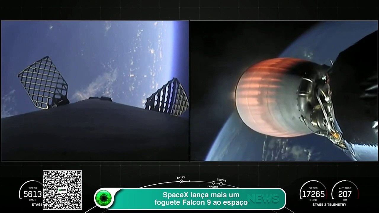SpaceX lança mais um foguete Falcon9 ao espaço