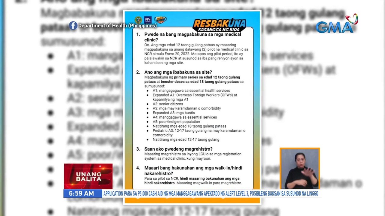 Mga dapat tandaan kung magpapabakuna sa 'Resbakuna sa mga botika' ng DOH | UB