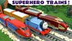Superhero Toy Trains Rescue with Thomas the Tank Engine and the Funny Funlings plus Marvel Avengers Spider Man and Iron Man Stop Motion Toys in this Full Episode Toy Trains 4U Video for Kids