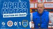 Montpellier 0-1 ESTAC | Réaction du coach troyen Bruno Irles
