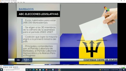Edición Central 19-01: Culminan elecciones generales 2022 en Barbados