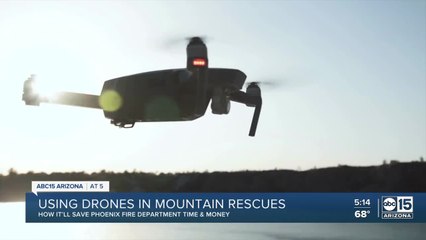 Using drones in mountain rescues around the Valley