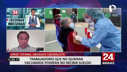 Abogado laboralista: "trabajadores que no quieran vacunarse podrían entrar a suspensión perfecta"