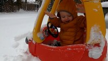 Fun in the cold: Driving babies, frozen shirts and icy Crossfit