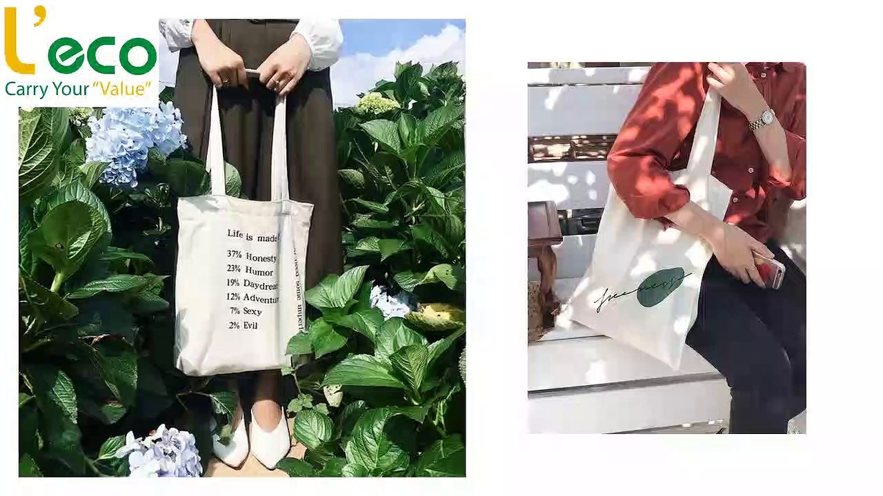 Lợi ích sử dụng TÚI VẢI BỐ | TÚI VẢI BỐ TẠI TPHCM | Xưởng may TÚI VẢI BỐ L'ECO