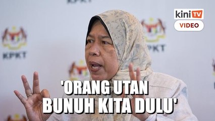 Ucapan Zuraida 'Orang utan bunuh manusia' tular, undang kecaman