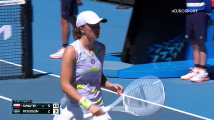 OPEN D'AUSTRALIE - Swiatek - Peterson : les temps forts de la rencontre