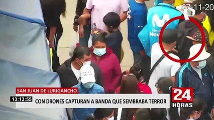 SJL: drones ayudan a capturar a delincuentes pero horas más tarde son puestos en libertad