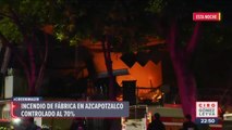 Se incendia fábrica de bicicletas en Azcapotzalco; no hubo lesionados