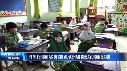 SD Islam Al-Azhar Kebayoran Baru, Jakarta Selatan Menerapkan PTM secara Terbatas