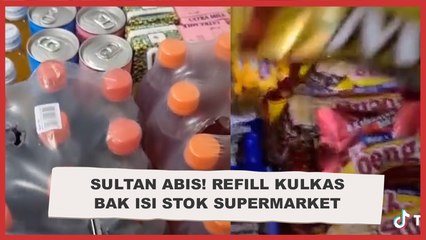 Sultan Abis! Refill Kulkas Bak Isi Stok Supermarket, Warganet Malah Ributkan Hal Ini