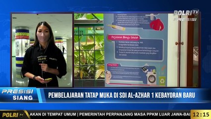Live Report Natania - Pembelajaran Tatap Muka di SDI Al-Azhar 1 Kebayoran Baru