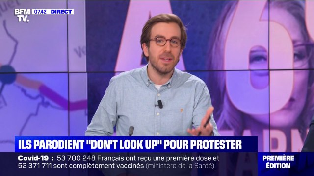 Pour protester contre la construction d'une autoroute, un collectif parodie le film Don't look up