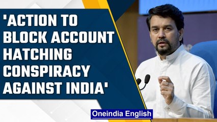 Download Video: Any website, YouTube channel conspiring against India will be blocked: Anurag Thakur | Oneindia News