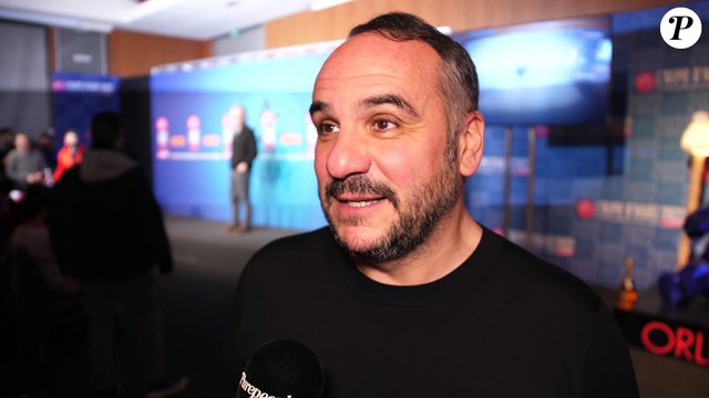 Audrey Dana, François-Xavier Demaison et Pascal Demolon présentent le film Les Hommes au bord de la crise de nerfs au Festival de l'Alpe d'Huez 2022.