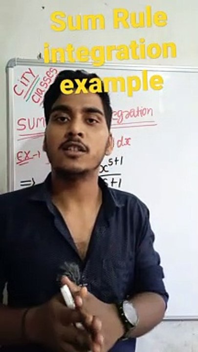 Sum Rules integration example | sum Rules integration example in Hindi | sum rules integration example mathematical tool #cityclasses