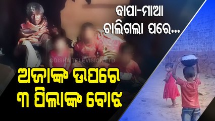 Special Story | Elderly Man Struggles To Survive With 3 Grandkids In Keonjhar