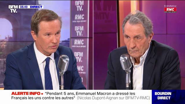 Nicolas Dupont-Aignan: Ceux qui ont gagné des dizaines de milliards d'euros doivent contribuer à alléger le fardeau de l'essence des Français