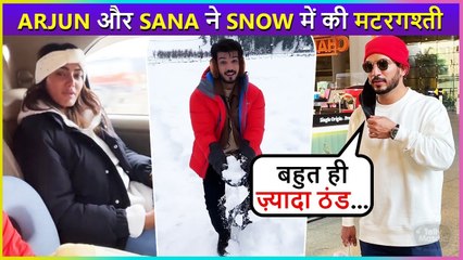Arjun & Sana Share Fun Videos From Kashmir | Reveals About The Trip
