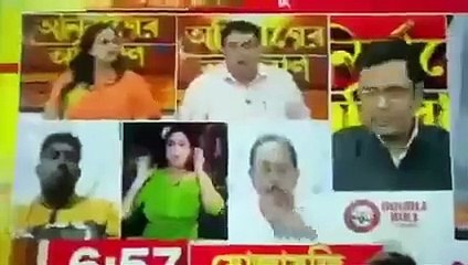 டிவி விவாதத்தில் பேச சான்ஸ் கொடுக்காத நெறியாளர்.. திடீருன்னு பெண் செய்த காரியம்.. அம்மாடியோவ்!