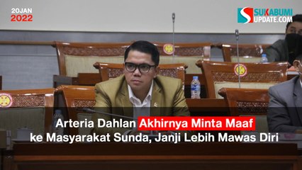 Arteria Dahlan Akhirnya Minta Maaf ke Masyarakat Sunda, Janji Lebih Mawas Diri