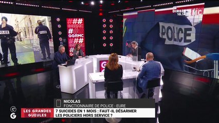 Sept suicides en un mois : faut-il désarmer les policiers hors service ? - 20/01