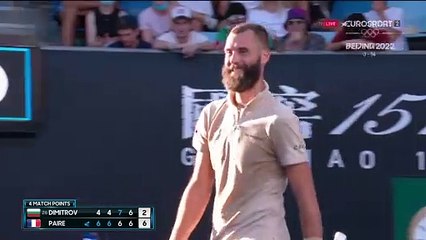 Un Benoît Paire solide s'offre Grigor Dimitrov : revivez sa balle de match en vidéo