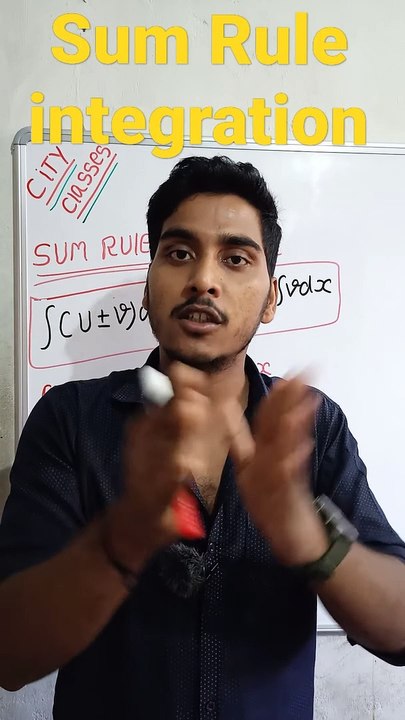 Sum Rules of integration | sum Rules of integration in Hindi | sum Rules of integration mathematical tool #cityclasses