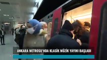 Ankara Metrosu'nda klasik müzik çalmaya başladı; 